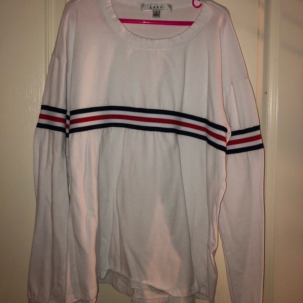 long sleeve striped t shirt